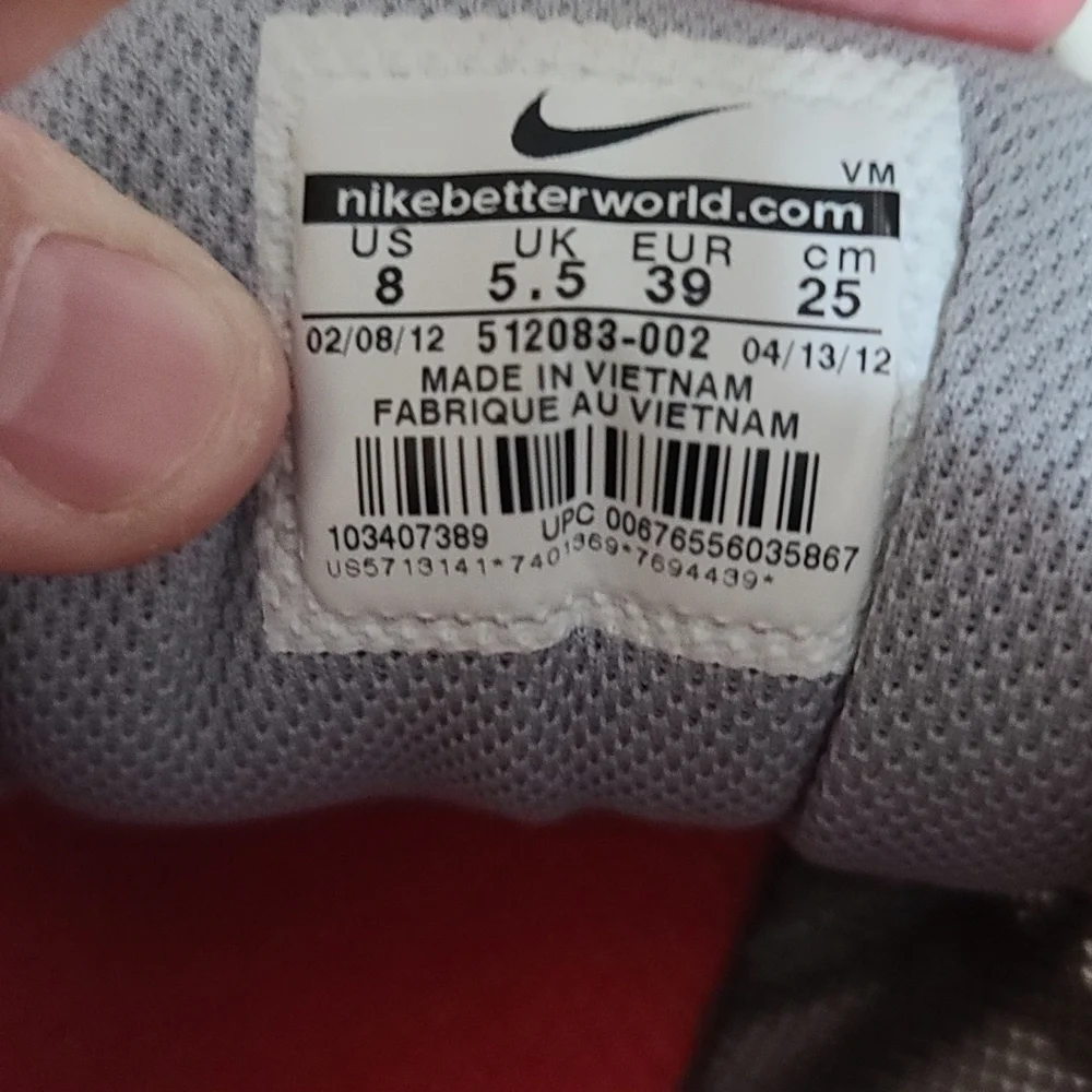 Nike Relentless 2 Women's Athletic Shoes Gray/Coral/White Size 8 EUC‎